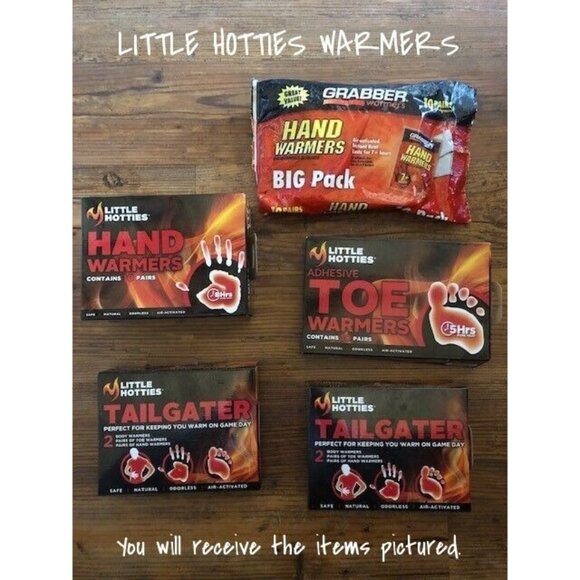 Little Hotties Hand Toe Body Warmers - 42 Pack for Winter Outdoor Heat New - Picture 1 of 6